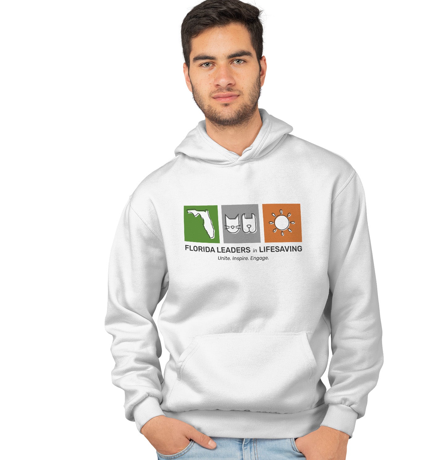 JHS Florida Leaders in Lifesaving - Adult Unisex Hoodie Sweatshirt