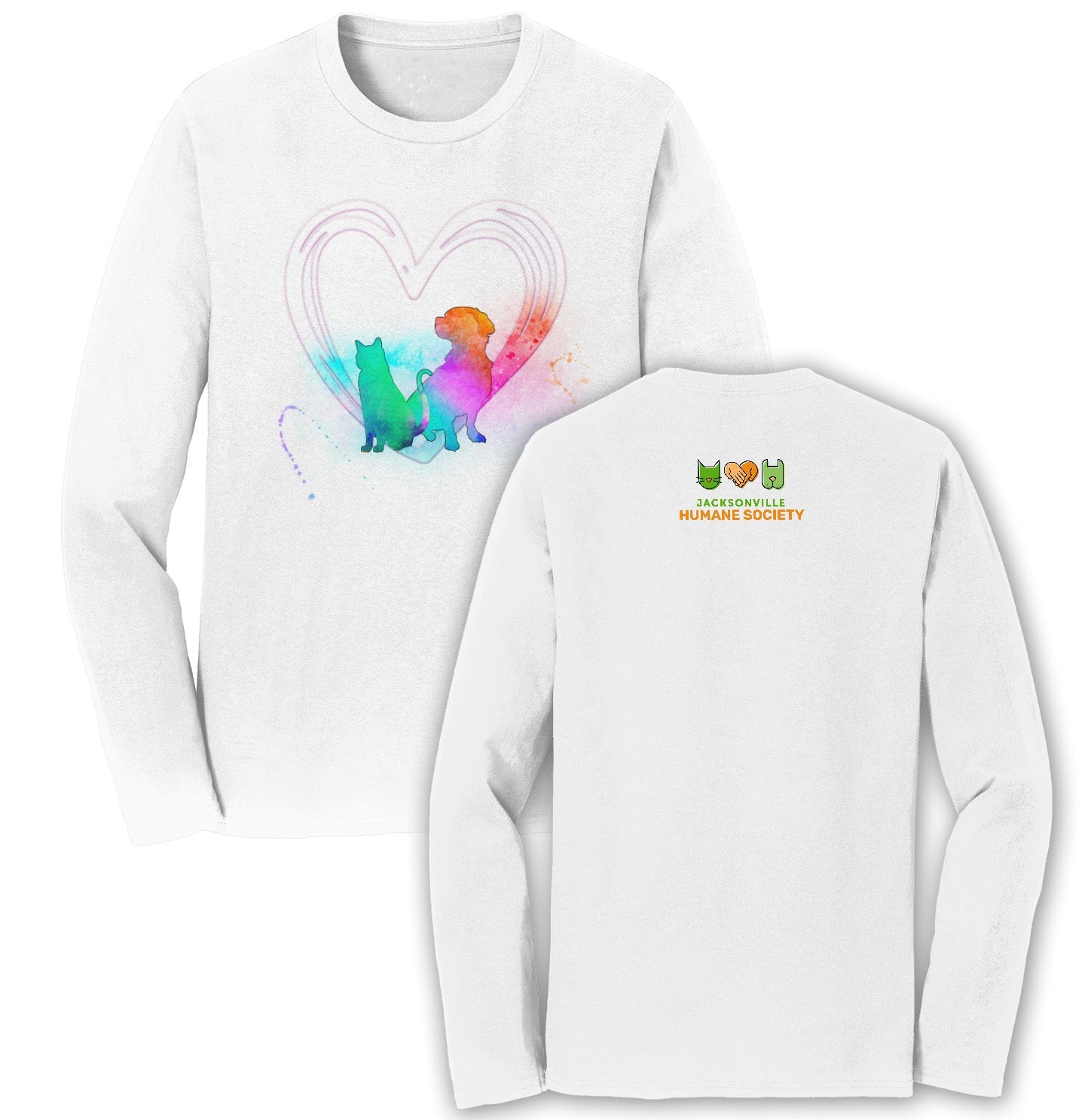 Jacksonville Humane Pride - Adult Unisex Long Sleeve T-Shirt