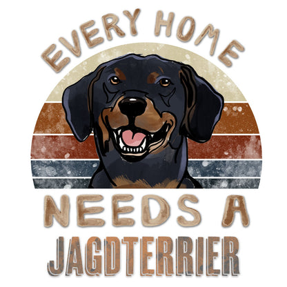 Every Home Needs a Jagdterrier - Women's V-Neck T-Shirt
