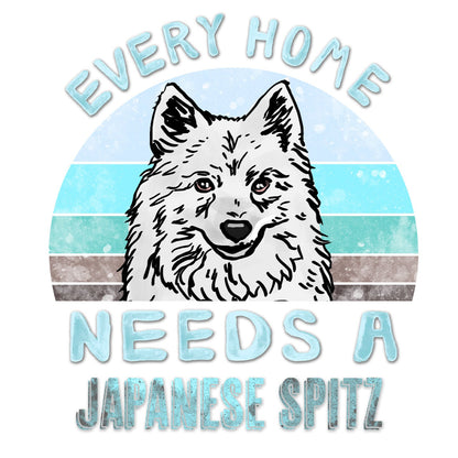 Every Home Needs a Japanese Spitz - Women's V-Neck T-Shirt