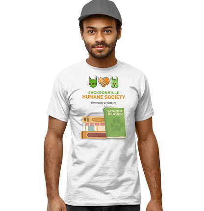 Jax Humane Pawsitive Reader - Adult Unisex T-Shirt