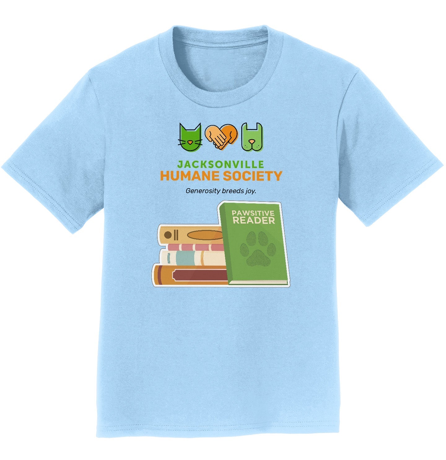 Jax Humane Pawsitive Reader - Kids' Unisex T-Shirt