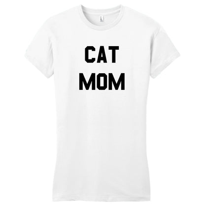 Cat Mom - Women's Fitted T-Shirt