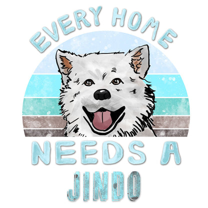 Every Home Needs a Jindo - Women's V-Neck T-Shirt