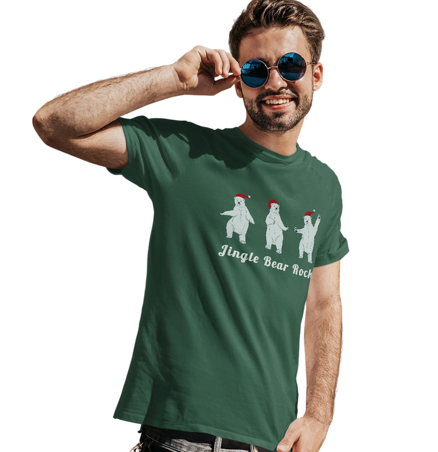 Jingle Bear Rock - Adult Unisex T-Shirt