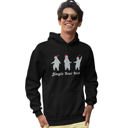 Jingle Bear Rock - Adult Unisex Hoodie Sweatshirt