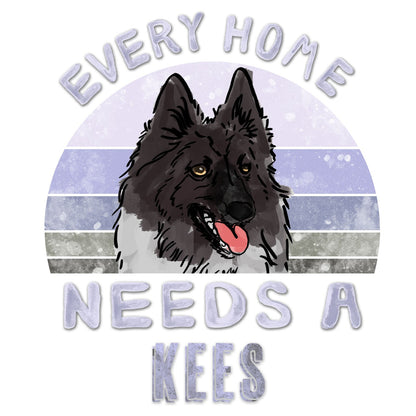 Every Home Needs a Keeshond - Women's V-Neck T-Shirt