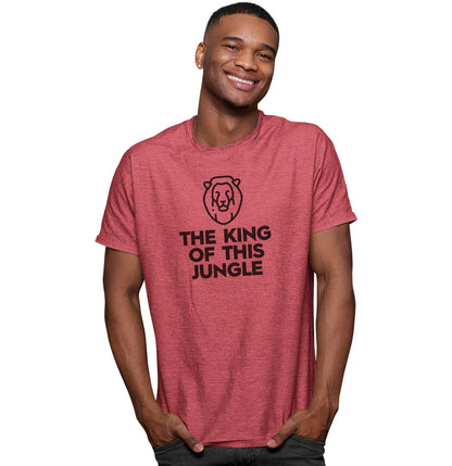 King of This Jungle Dad - Adult Tri-Blend T-Shirt