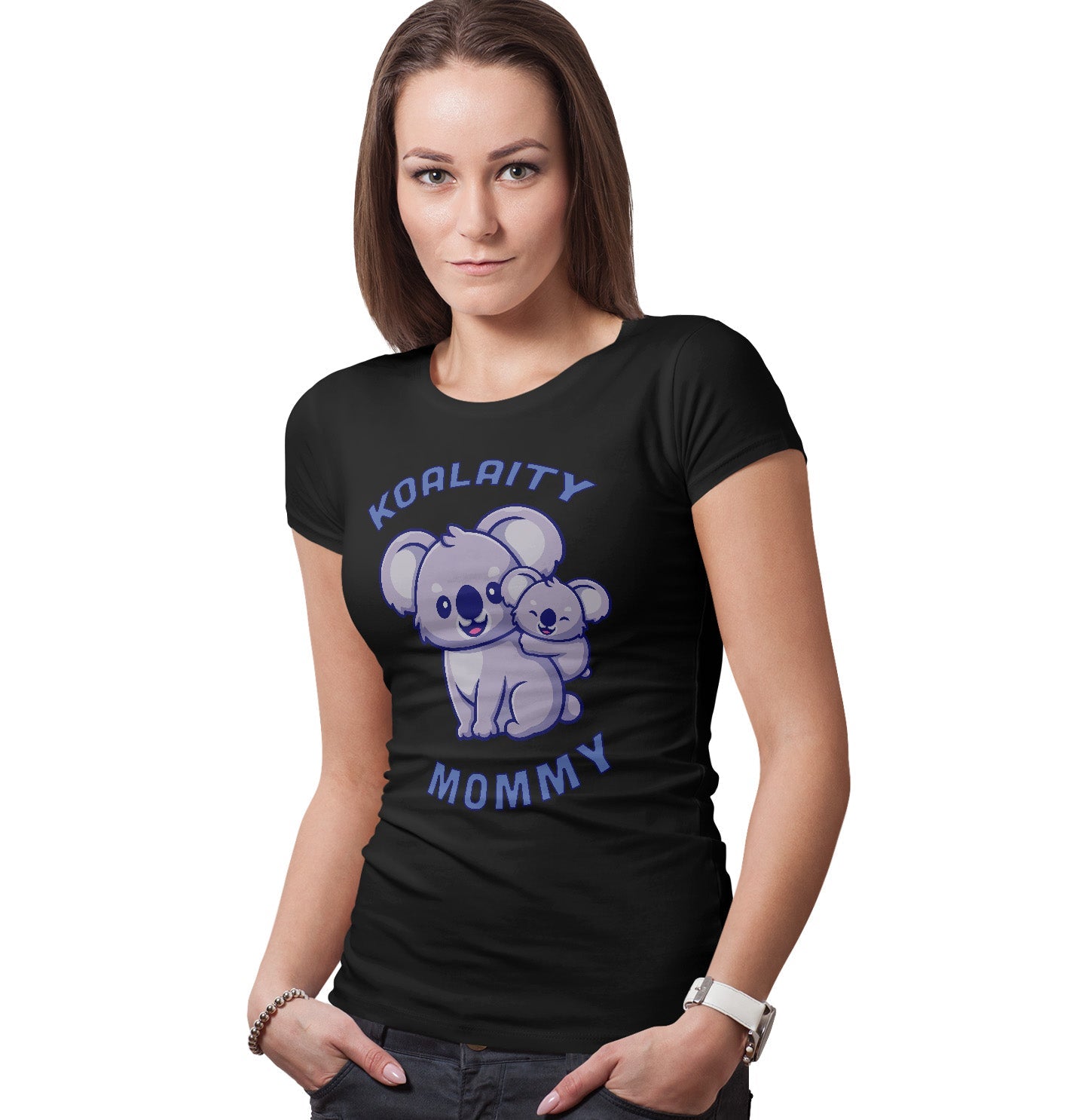 Koalaity Mommy - Women's Fitted T-Shirt