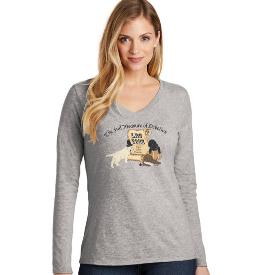 Full Measure of Devotion - Women's V-Neck Long Sleeve T-Shirt