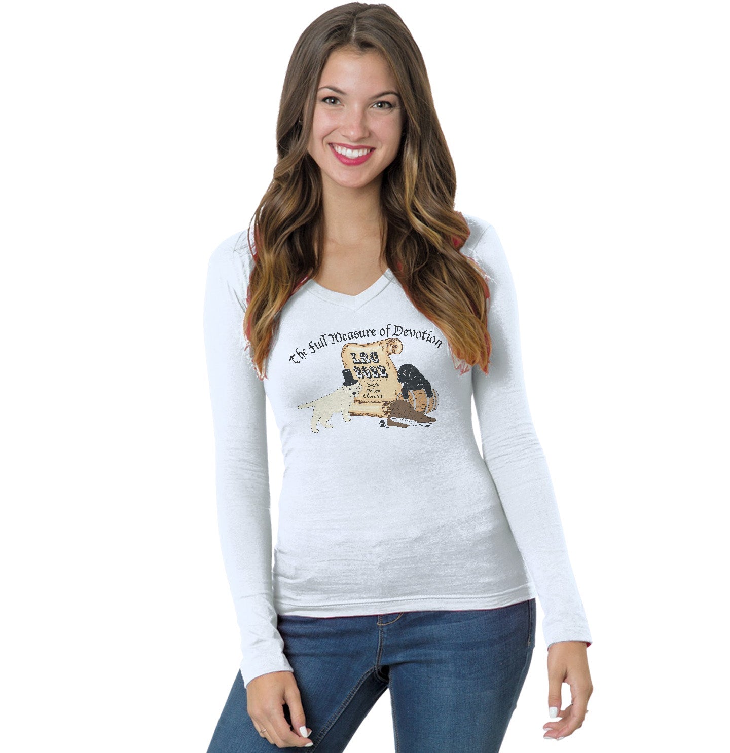 Full Measure of Devotion - Women's V-Neck Long Sleeve T-Shirt