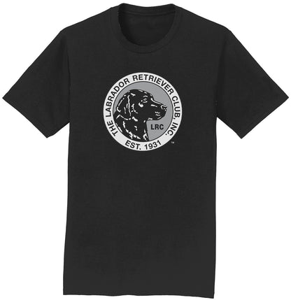 LRC Full Front Black & White Logo - Adult Unisex T-Shirt