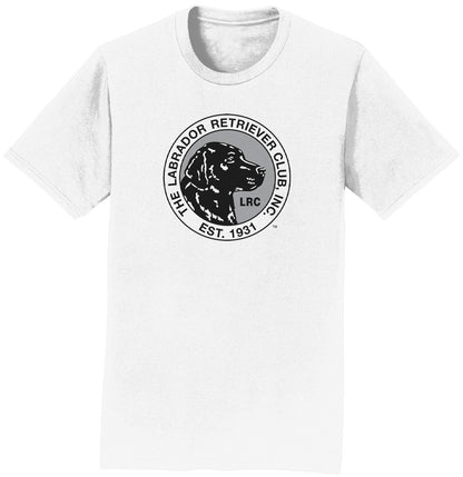 LRC Full Front Black & White Logo - Adult Unisex T-Shirt