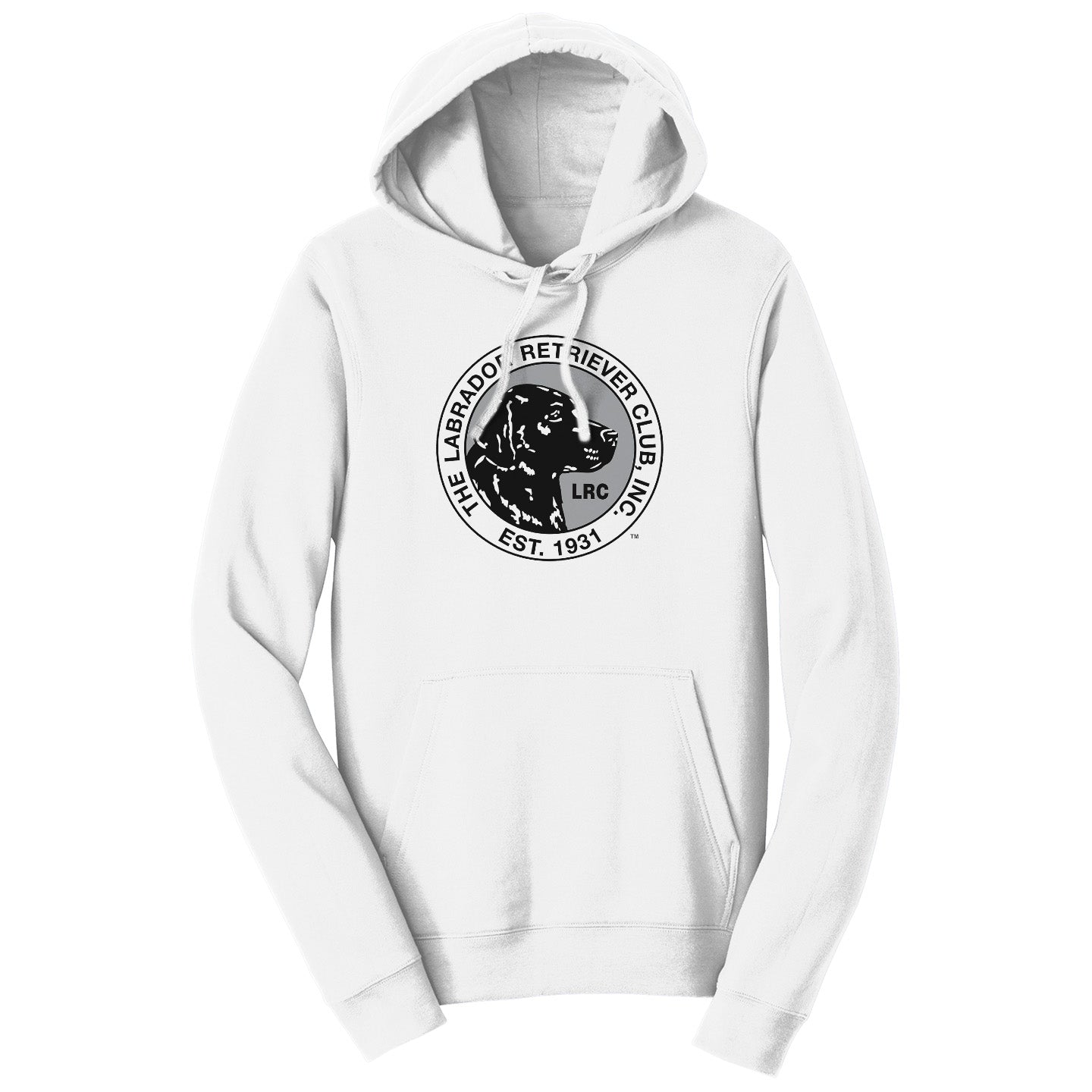 LRC Full Front Black & White Logo - Adult Unisex Hoodie Sweatshirt