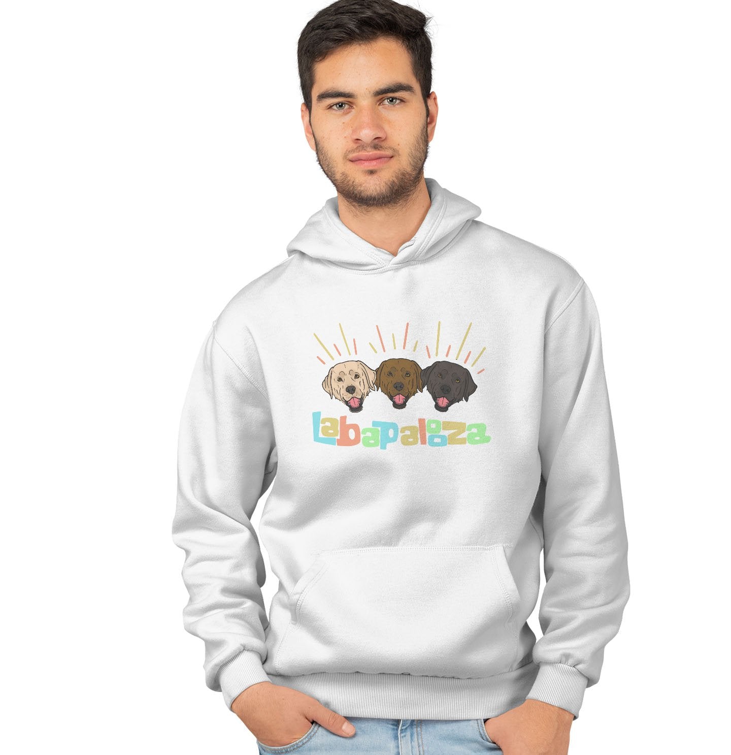 Labapalooza (Labradors) - Adult Unisex Hoodie Sweatshirt