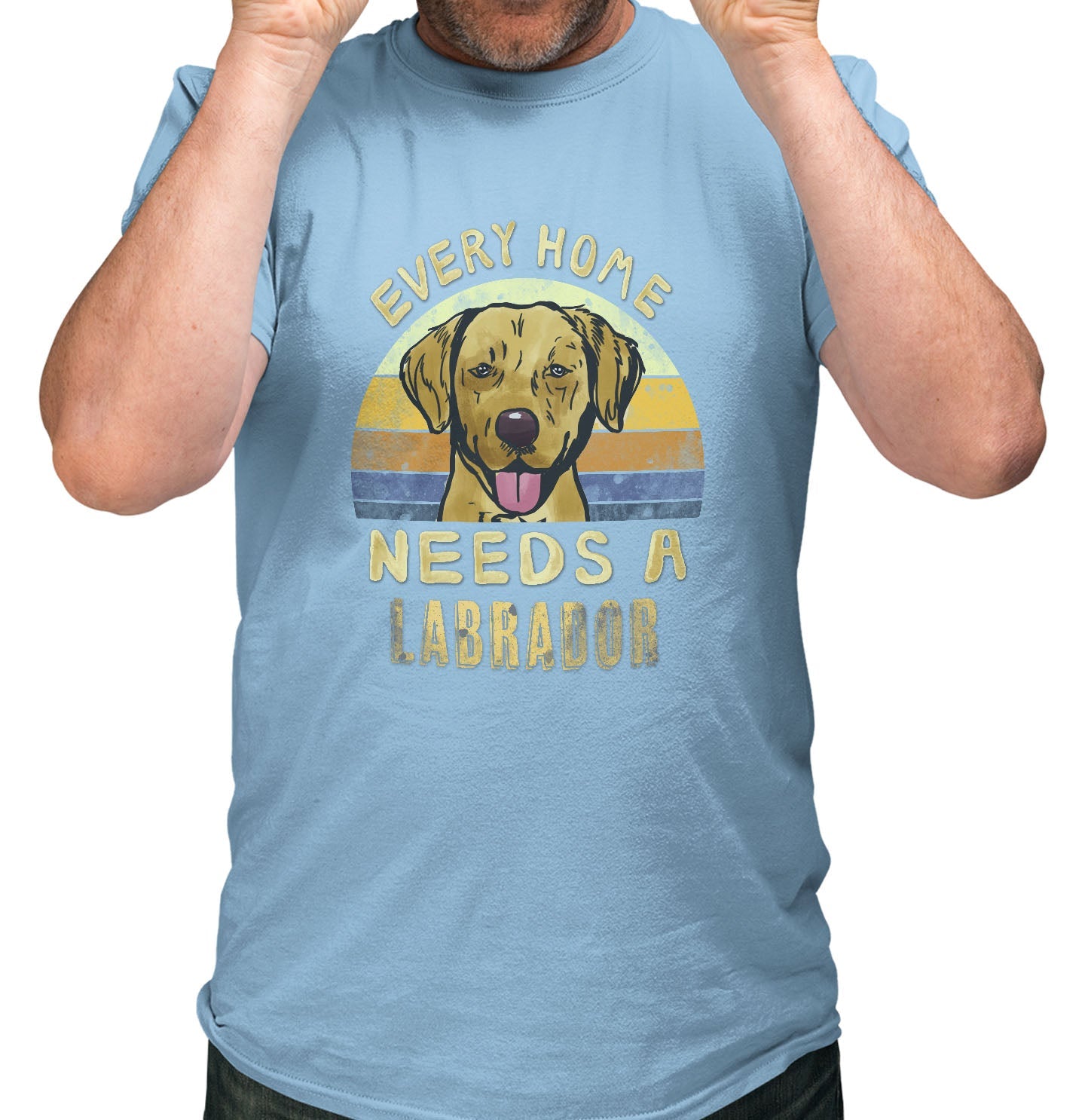 Every Home Needs a Labrador Retriever (Yellow) - Adult Unisex T-Shirt