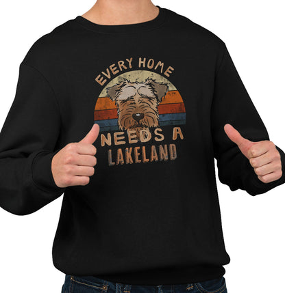 Every Home Needs a Lakeland Terrier - Adult Unisex Crewneck Sweatshirt