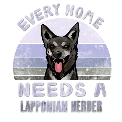 Every Home Needs a Lapponian Herder - Women's V-Neck T-Shirt