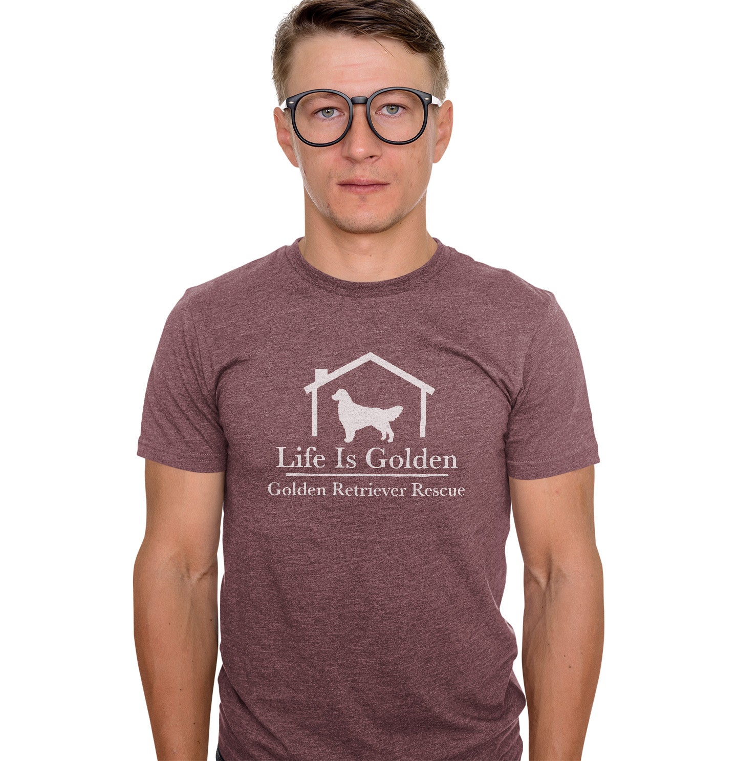 Life is Golden Logo - Adult Tri-Blend T-Shirt