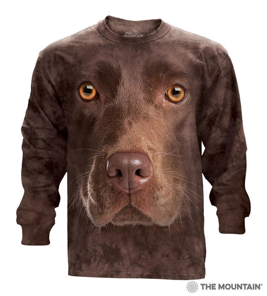 Chocolate Lab - Adult Unisex Long Sleeve T-Shirt