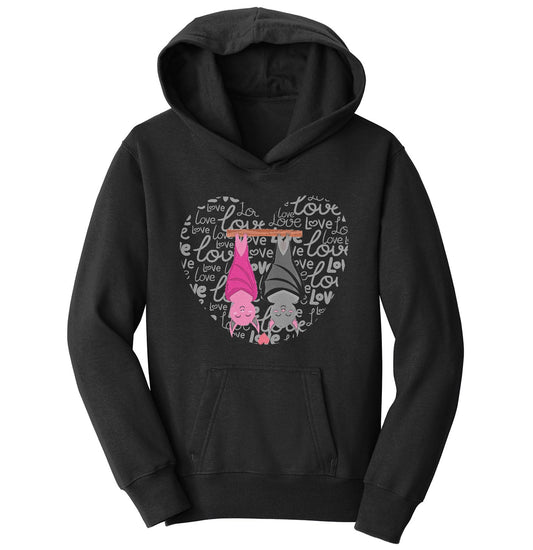 Bat Love Heart - Kids' Unisex Hoodie Sweatshirt
