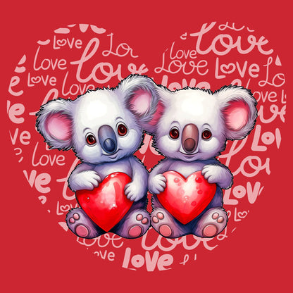 Koala Love Heart - Kids' Unisex T-Shirt