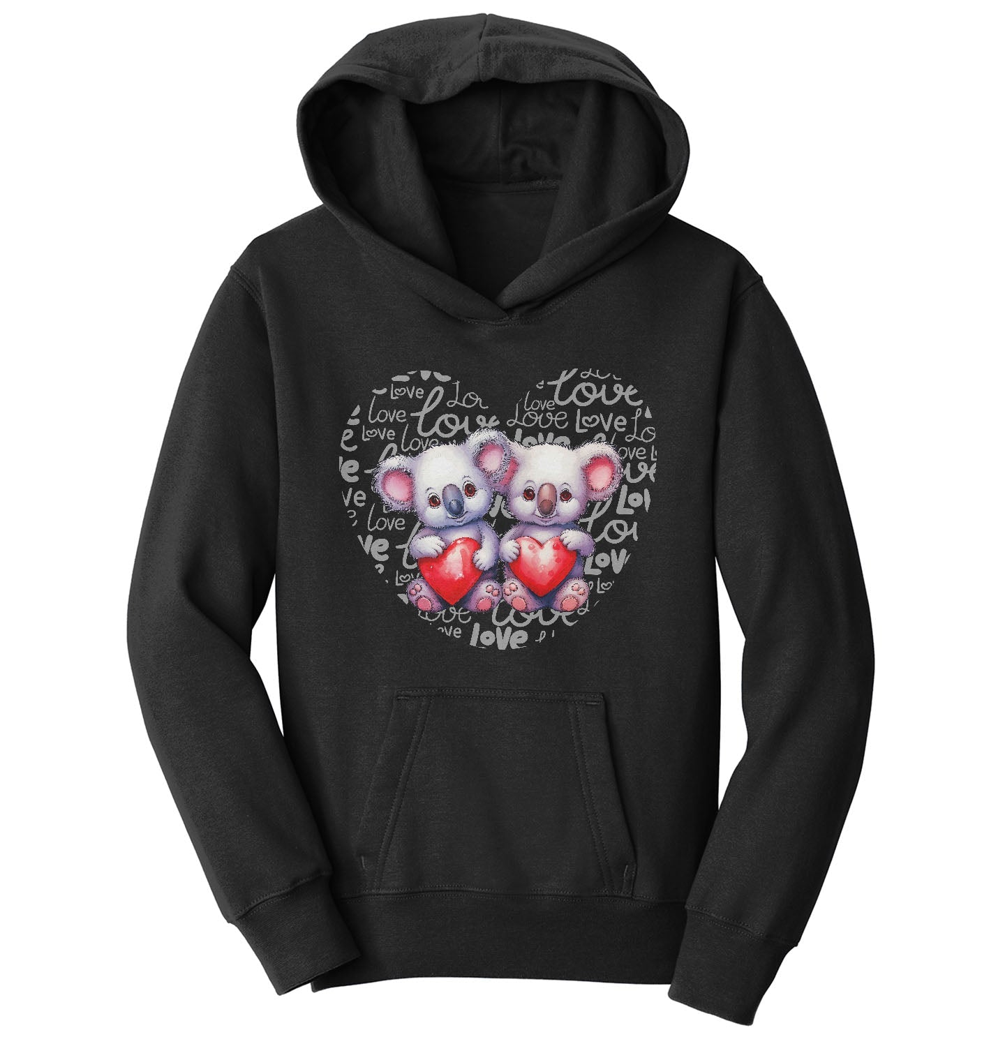 Koala Love Heart - Kids' Unisex Hoodie Sweatshirt