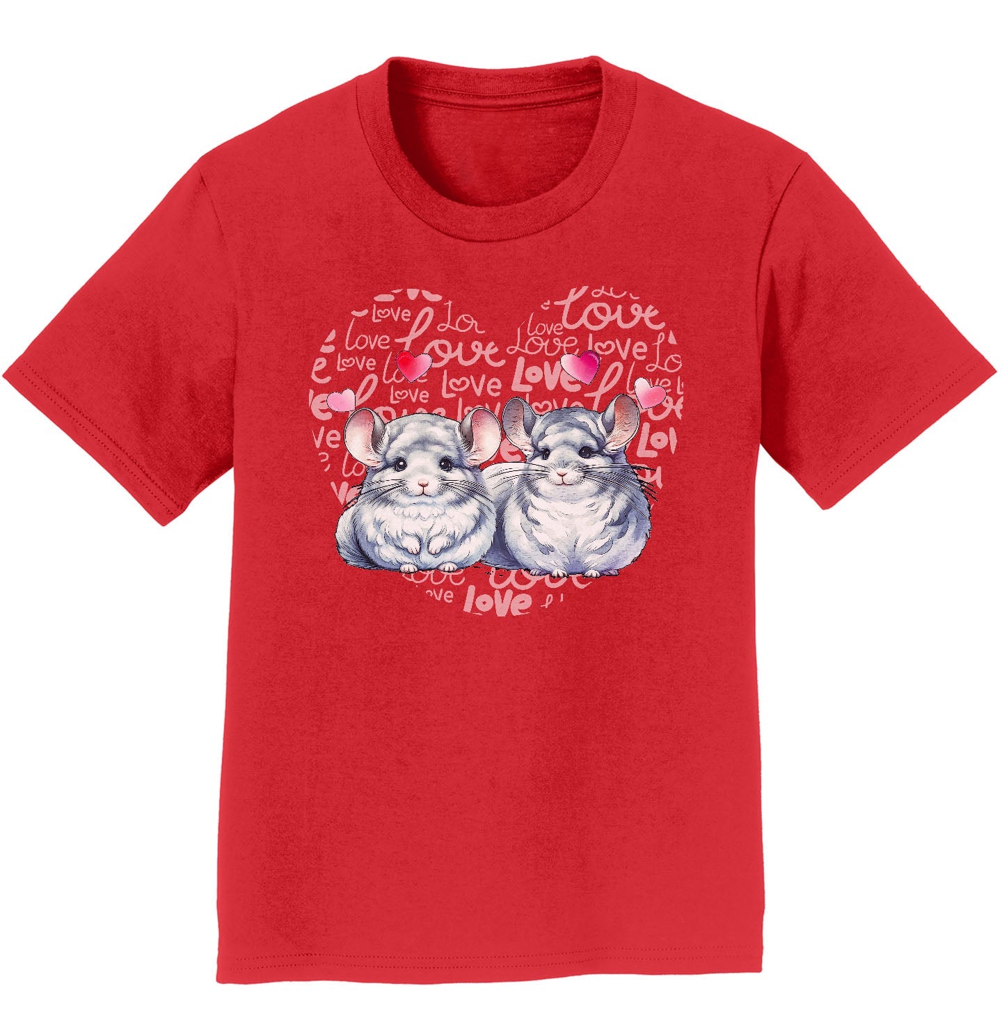 Mouse Love Heart - Kids' Unisex T-Shirt