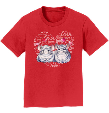 Mouse Love Heart - Kids' Unisex T-Shirt