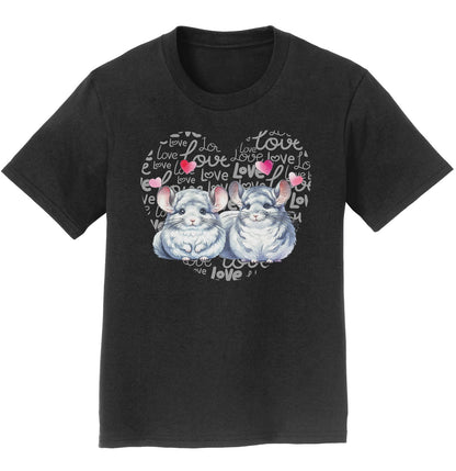 Mouse Love Heart - Kids' Unisex T-Shirt