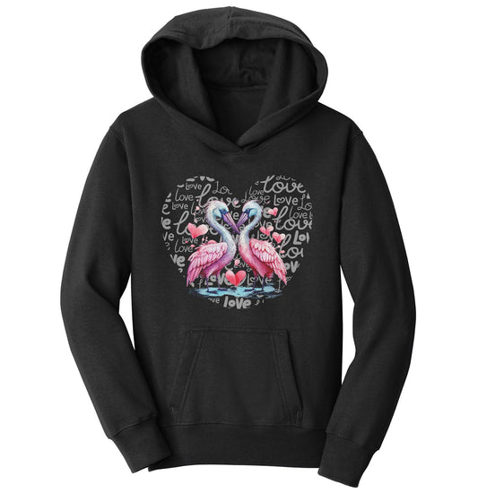 Pelican Love Heart - Kids' Unisex Hoodie Sweatshirt