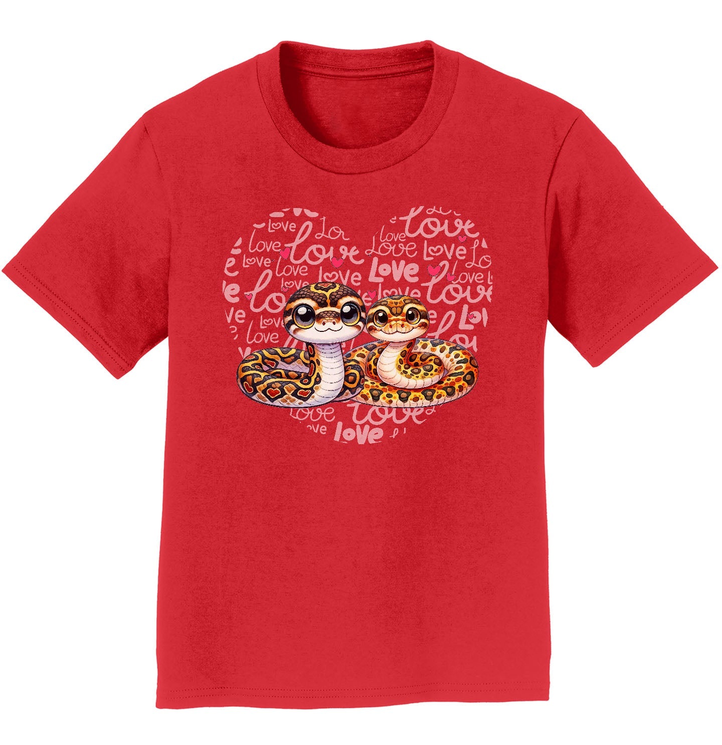 Python Love Heart - Kids' Unisex T-Shirt