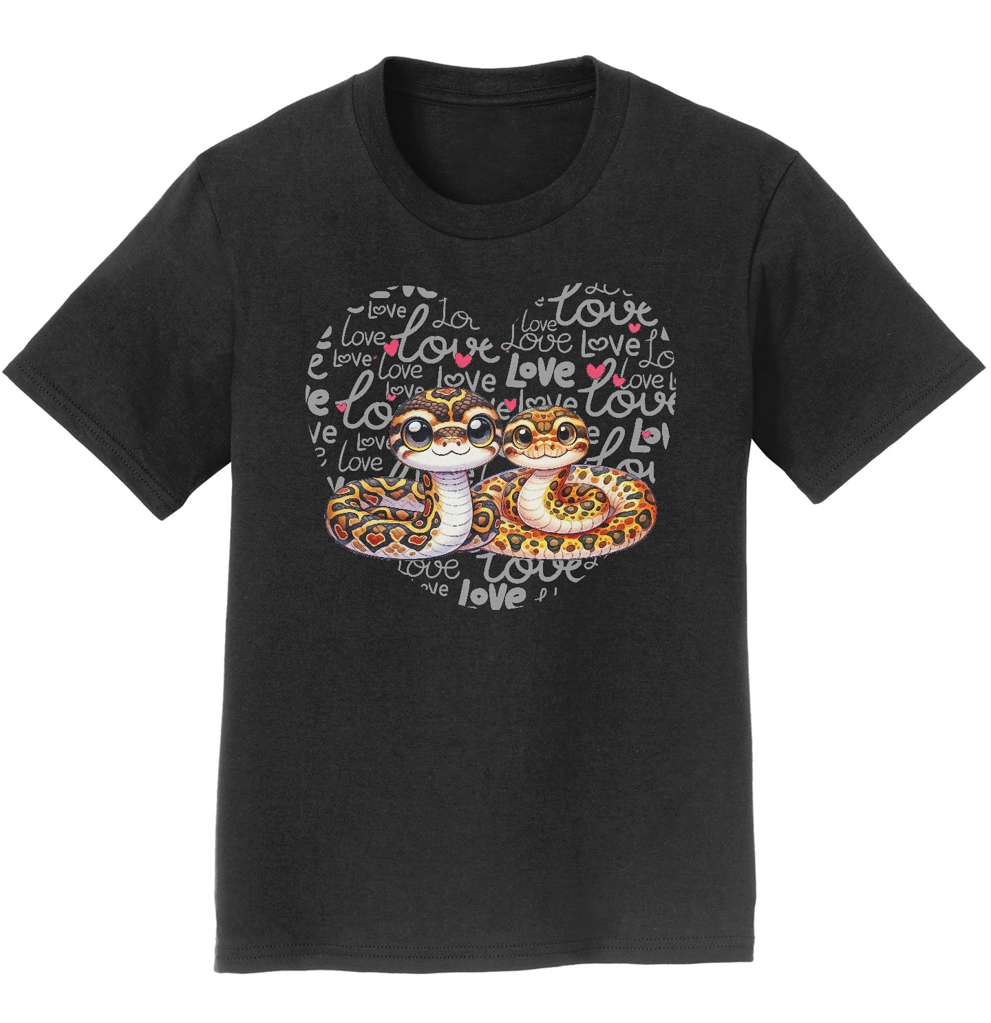 Python Love Heart - Kids' Unisex T-Shirt