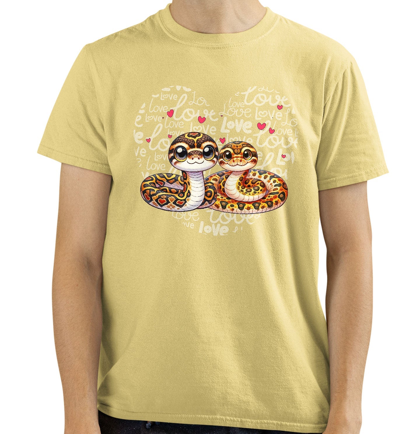 Python Love Heart - Adult Unisex T-Shirt