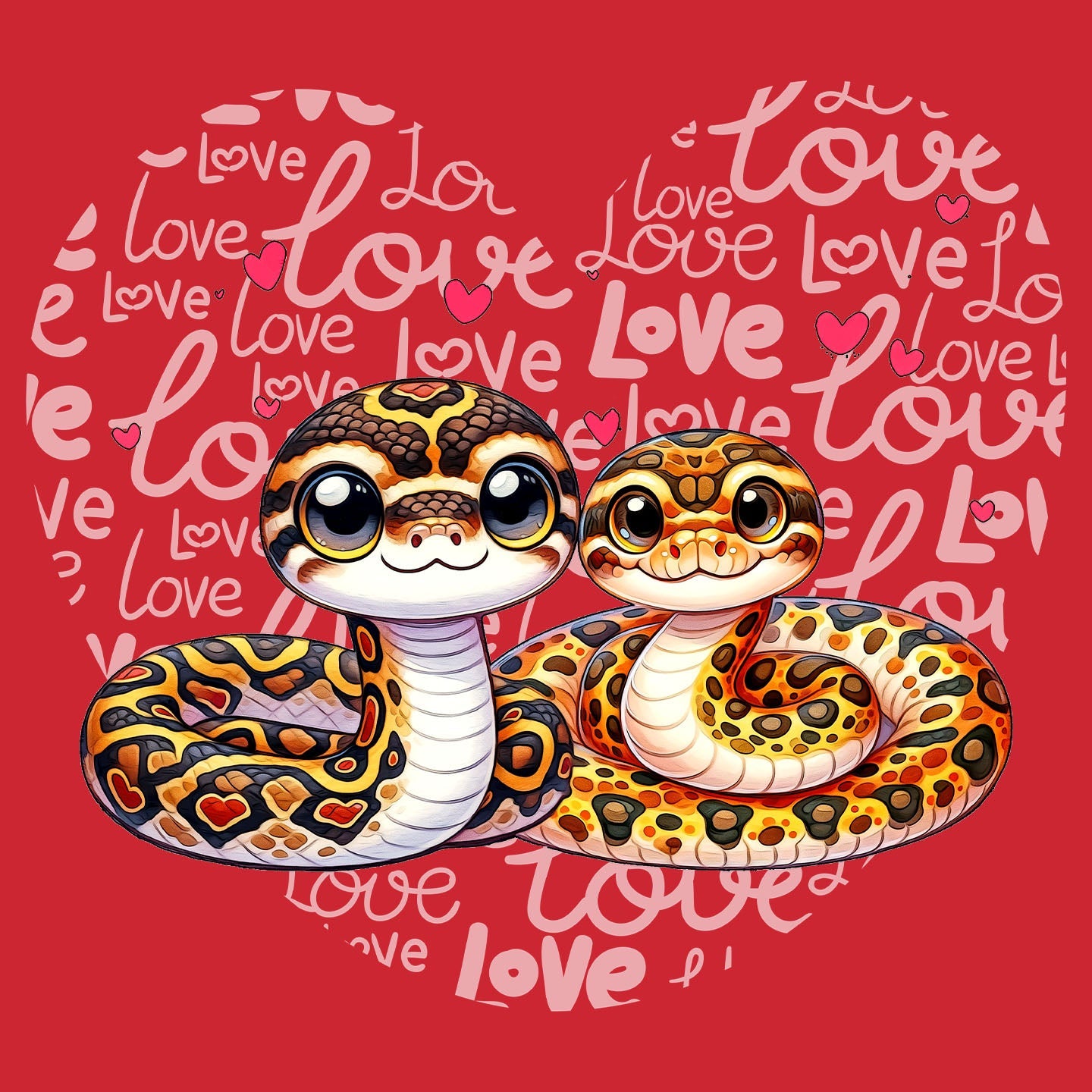 Python Love Heart - Kids' Unisex T-Shirt