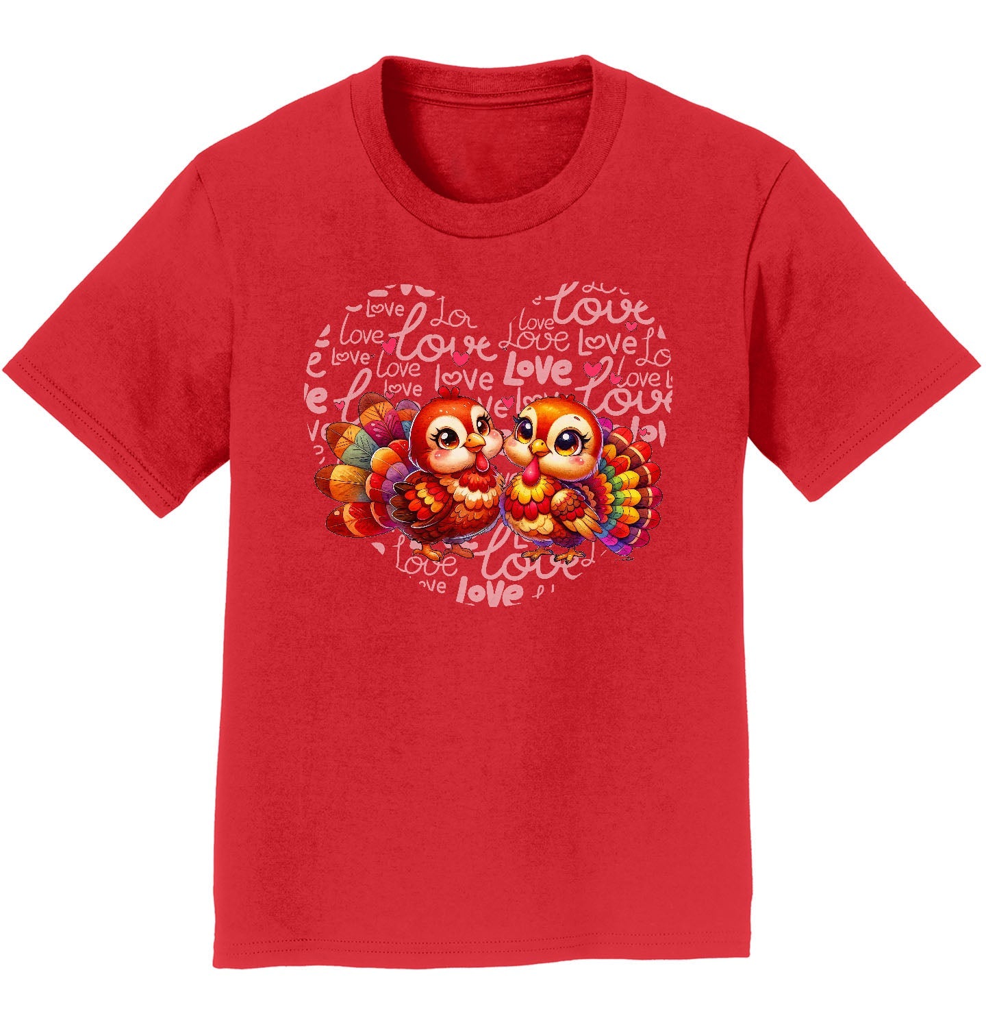 Turkey Love Heart - Kids' Unisex T-Shirt