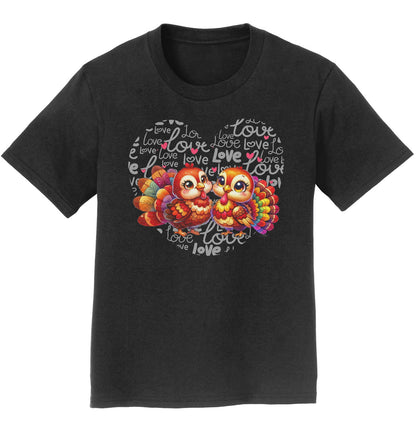 Turkey Love Heart - Kids' Unisex T-Shirt