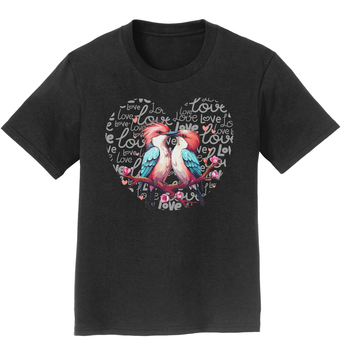 Woodpecker Love Heart - Kids' Unisex T-Shirt