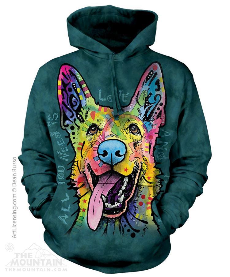 Love German Shepherd - The Mountain - 3D Hoodie Dog Sweatshirt