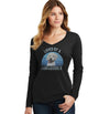 Loved By A Labradoodle - Women's V-Neck Long Sleeve T-Shirt