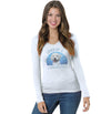Loved By A Labradoodle - Women's V-Neck Long Sleeve T-Shirt