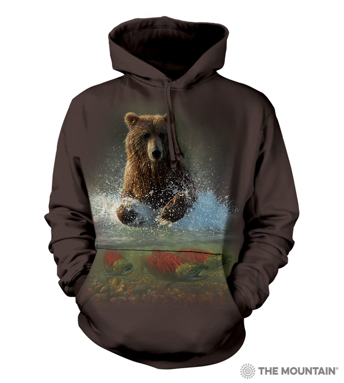 Lucky Fishing Hole - The Mountain - 3D Hoodie Animal Sweatshirt