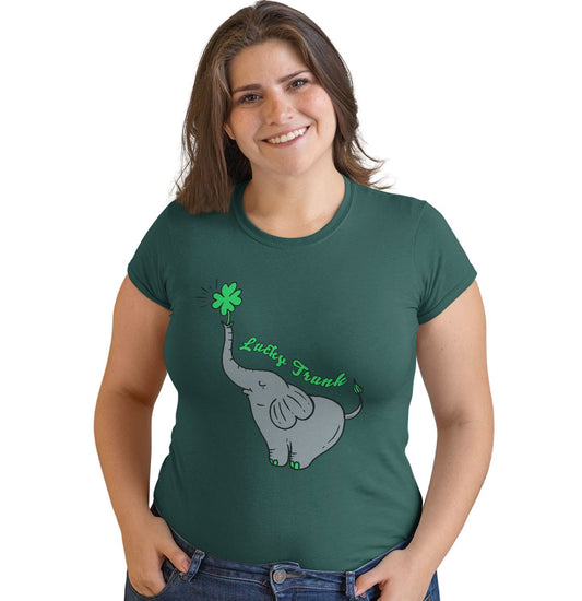 Animal Pride - Lucky Trunk - Women's Fitted T-Shirt