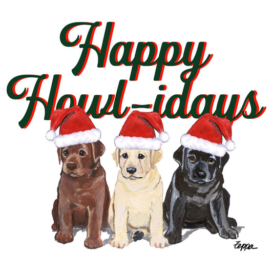 Happy Howlidays - Women's Fitted T-Shirt