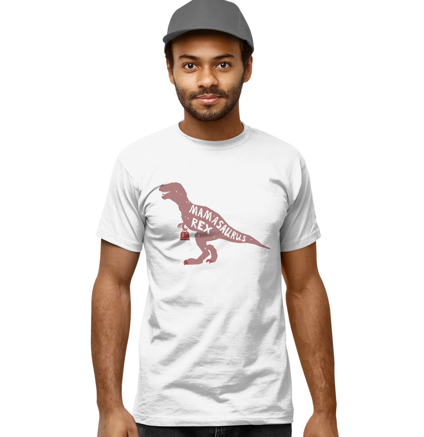 Mamasaurus Rex Silhouette - Adult Unisex T-Shirt