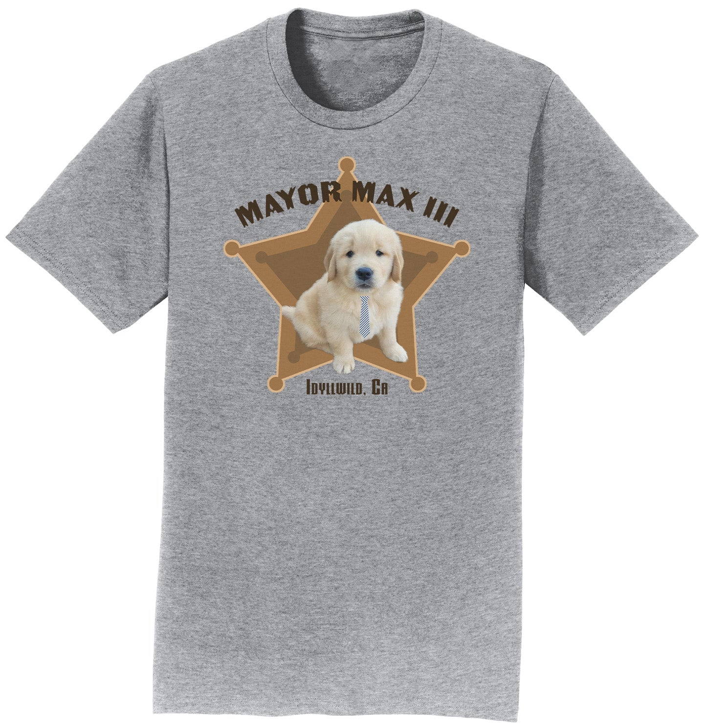 Mayor Max III Badge - Adult Unisex T-Shirt