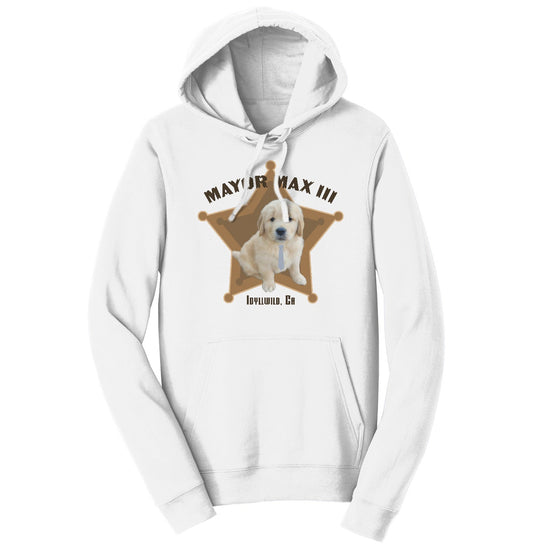 Mayor Max III Badge - Adult Unisex Hoodie Sweatshirt