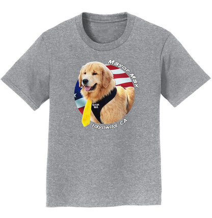 Mayor Max USA Flag Circle - Kids' Unisex T-Shirt