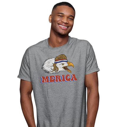 Merica Eagle - Adult Unisex T-Shirt