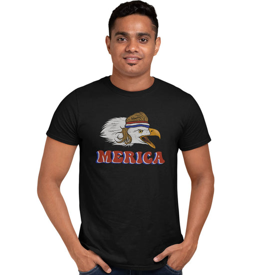 Merica Patriotic Eagle - Adult Unisex T-Shirt